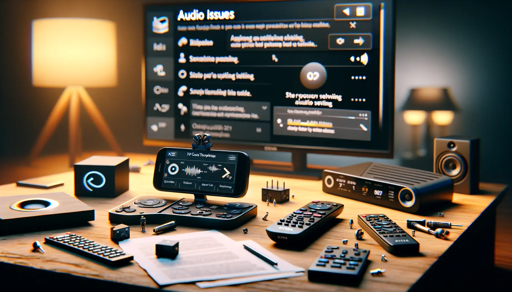 Tech guide showing how to fix the audio on your IPTV service.