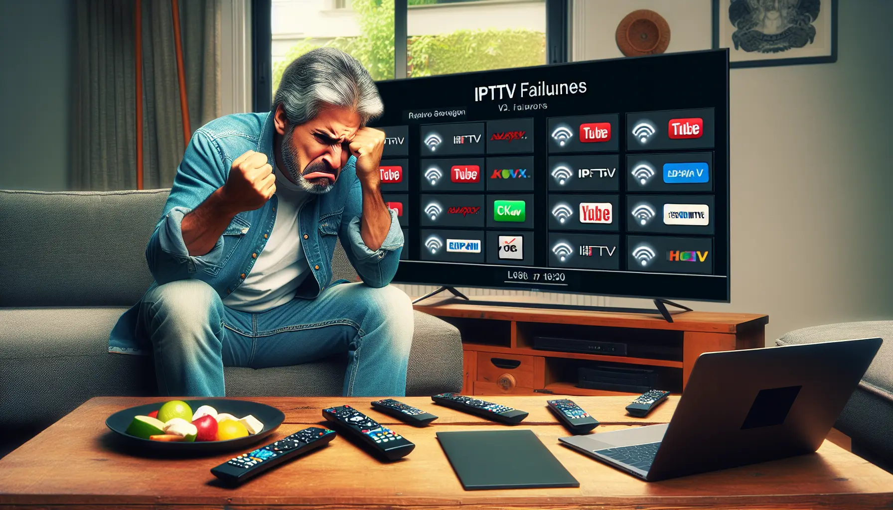 Frustrated viewer searches for reliable streaming alternatives after IPTV failures.